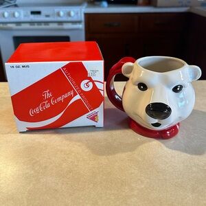 Vintage 1994 Dakin Coca-Cola Coke Polar Bear Mug in original box